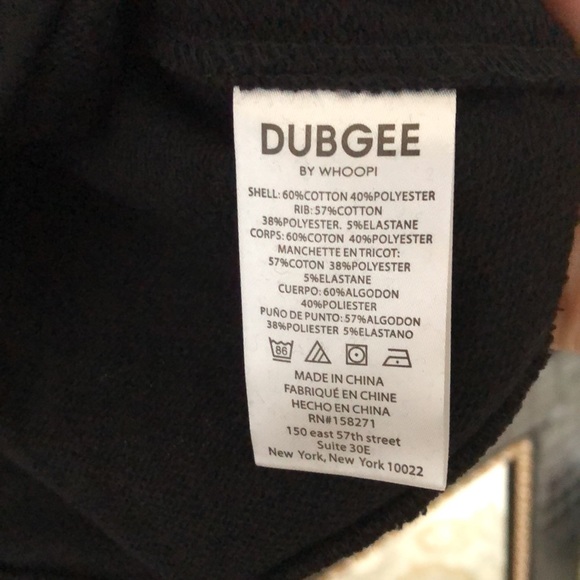 Dubgee by Whoopi sweatshirt “Normal is just a cycle” M. Black sweatshirt hoodie - Picture 8 of 8